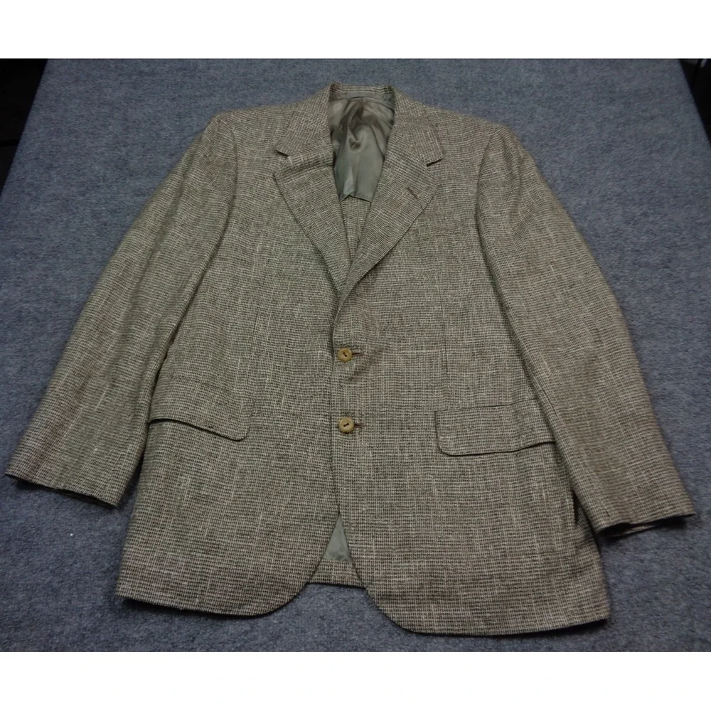 Oxxford Clothing Blazer Mens Silk Sport Coat Jacket 41 R Mint
